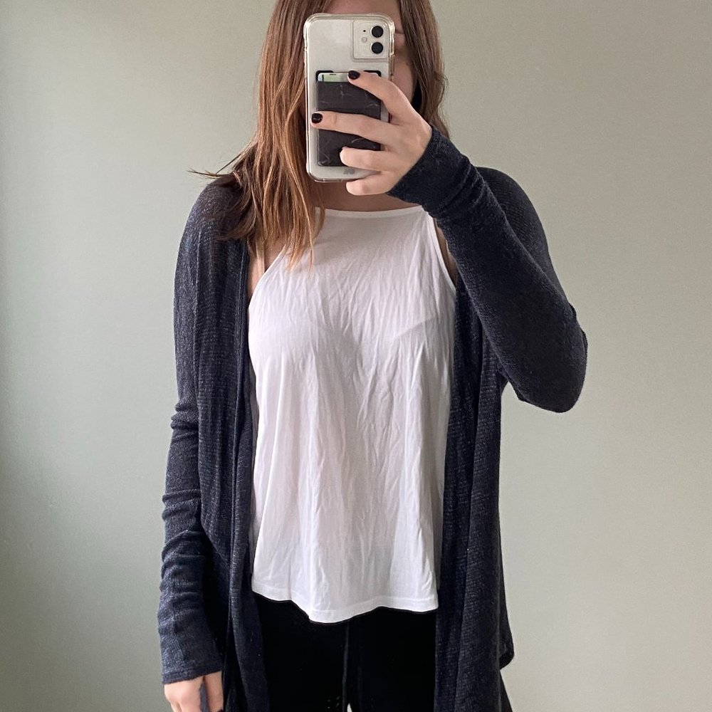 Abercrombie navy cardigan
